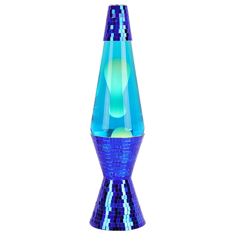 Lampu Lava 15 Inch karo Botol Biru