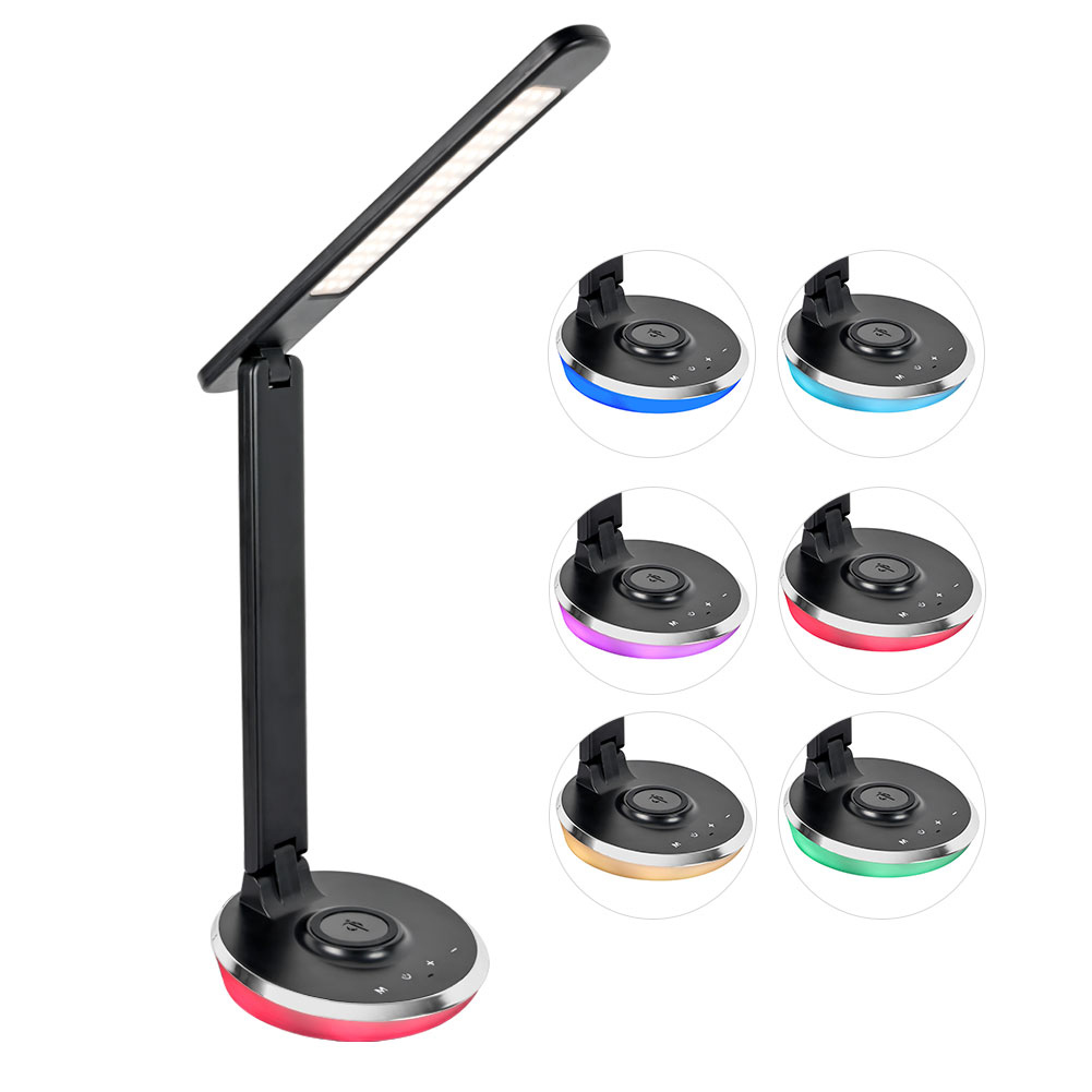 Lampu Meja kanthi Base RGB