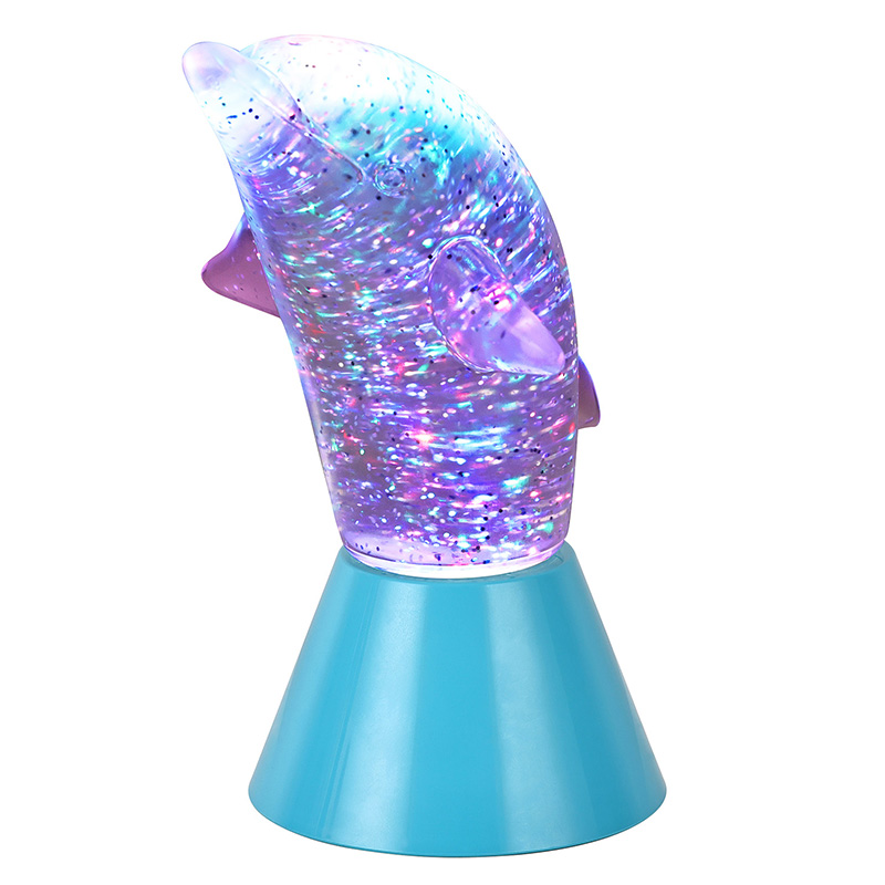 Dolphin Kid Gift Glitter RGB Cedhak cahya