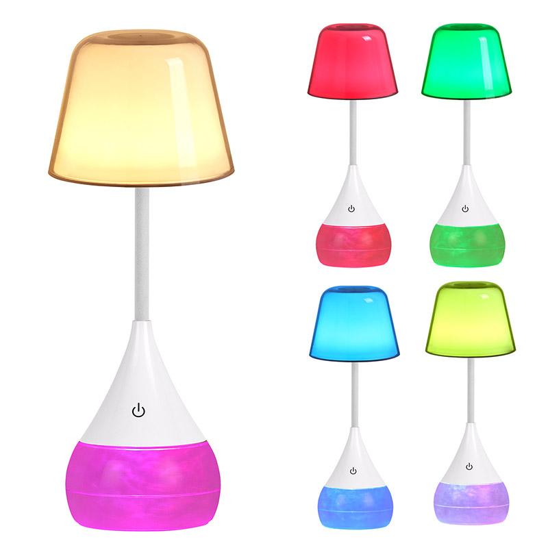 Lampu meja Meja keanggunan lan inovasi kanthi bentuk RGB