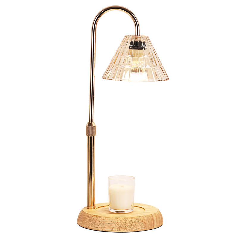 Kaca Shade Table Lamp karo Nyetel Hight