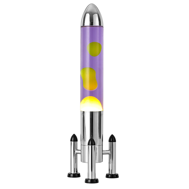 Lampu Lava LED gedhe kanthi warna roket