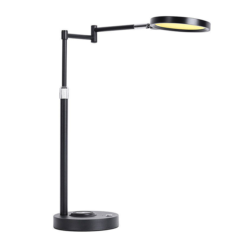 Lampu meja dipimpin nganggo fungsi sing bisa ditindakake