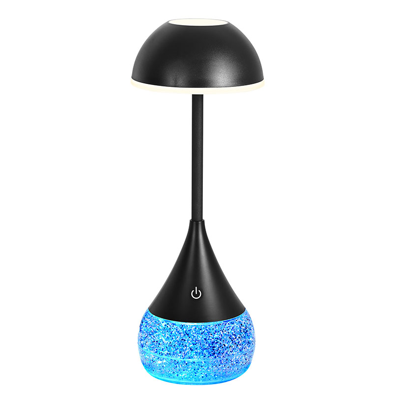 Lampu Meja LED Kanthi Cairan Cairan Rgb Glitter