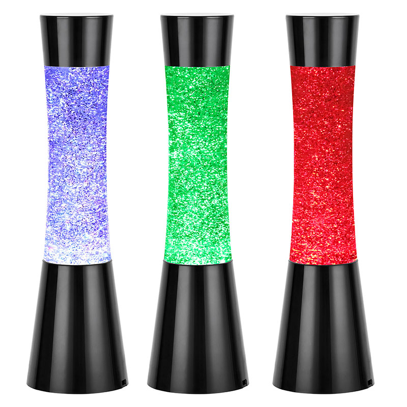 Led lampu lava glitter karo baterei 3AAA