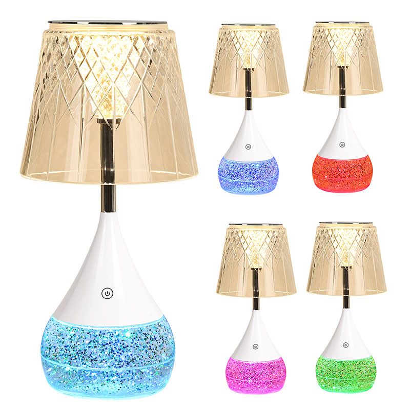 Luxury Cone arte Desk Lamp karo Crystal Shade