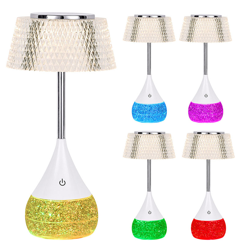 Luxury Hotel Desk Lamp karo Crystal Shade