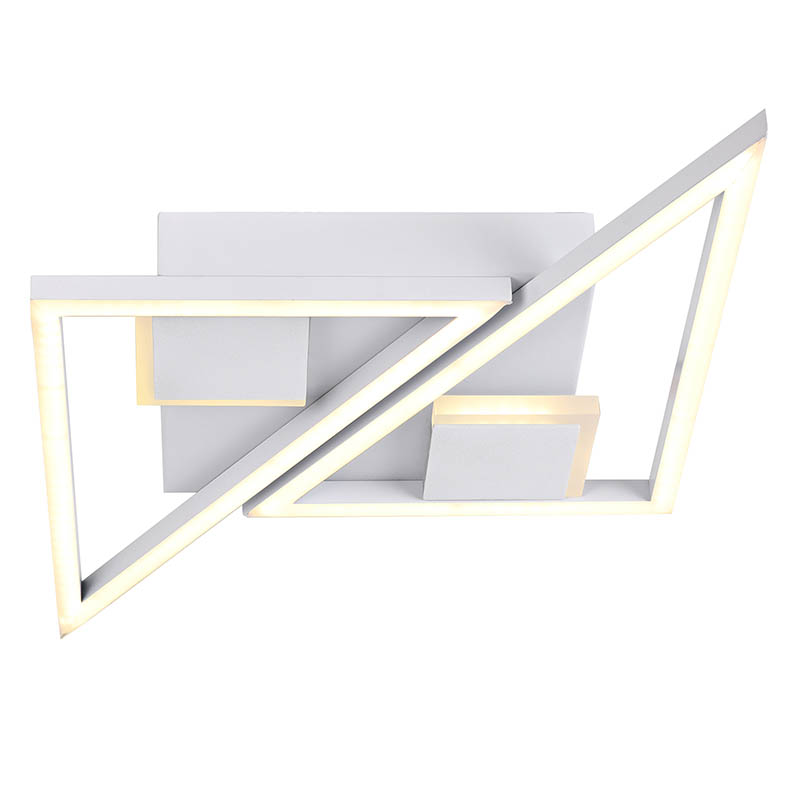 Desain Sederhana Modern Lampu Langit-langit Logam Cahya Anget