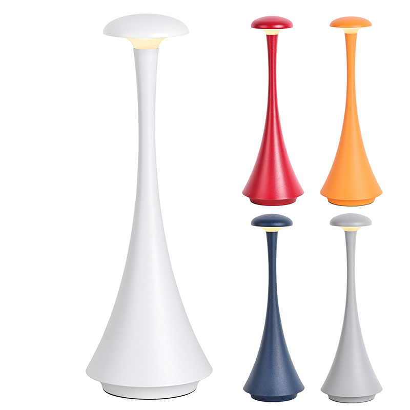 Lampu Meja LED Desain Anyar kanthi baterei sing bisa diisi ulang