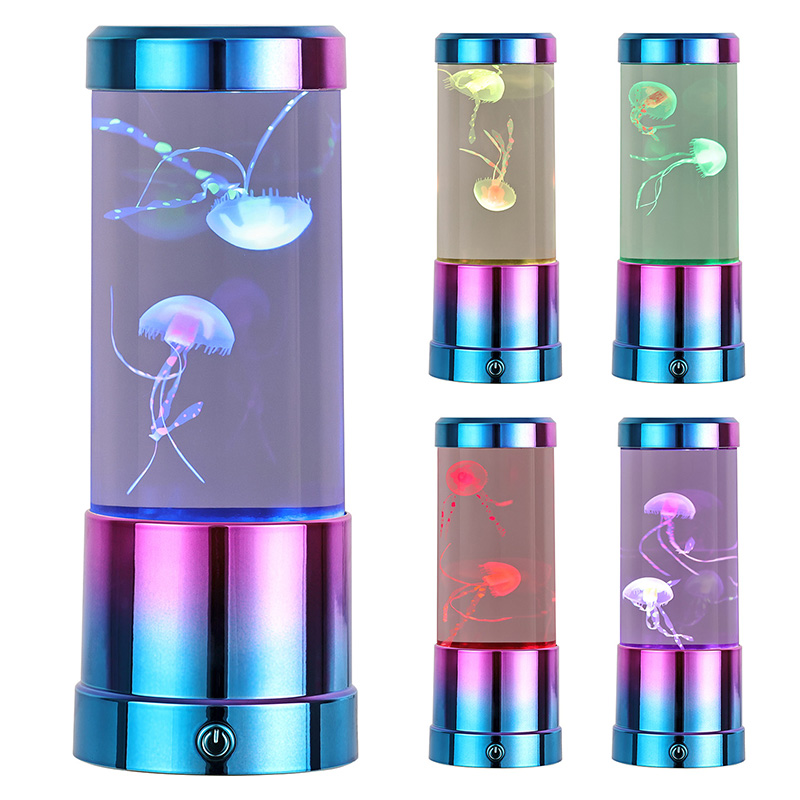 Lampu Jellyfish Anyar nganggo basis rotunditas rotunditas baked
