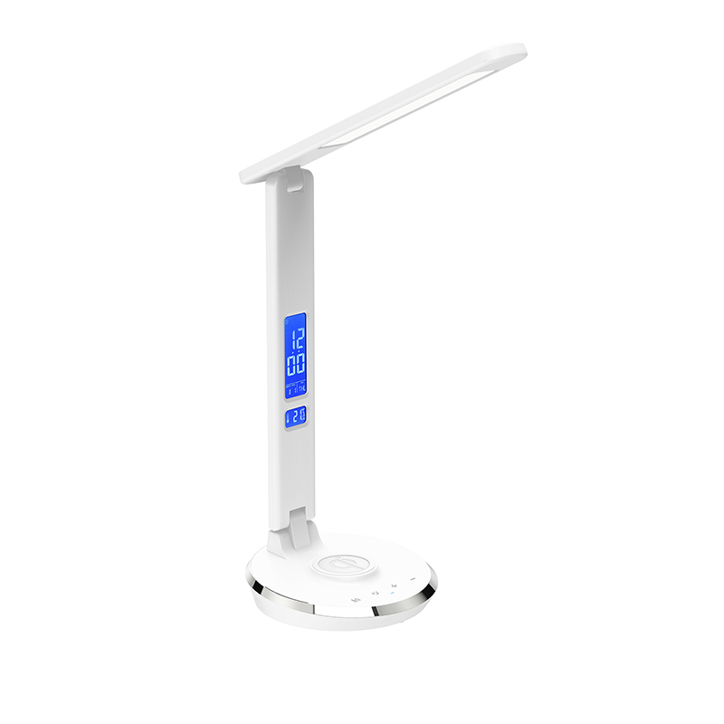 Lampu Meja Qi Led karo Pangisi daya Wireless