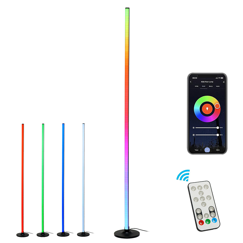 Lampu Lantai RGB kanthi Ganti Musik