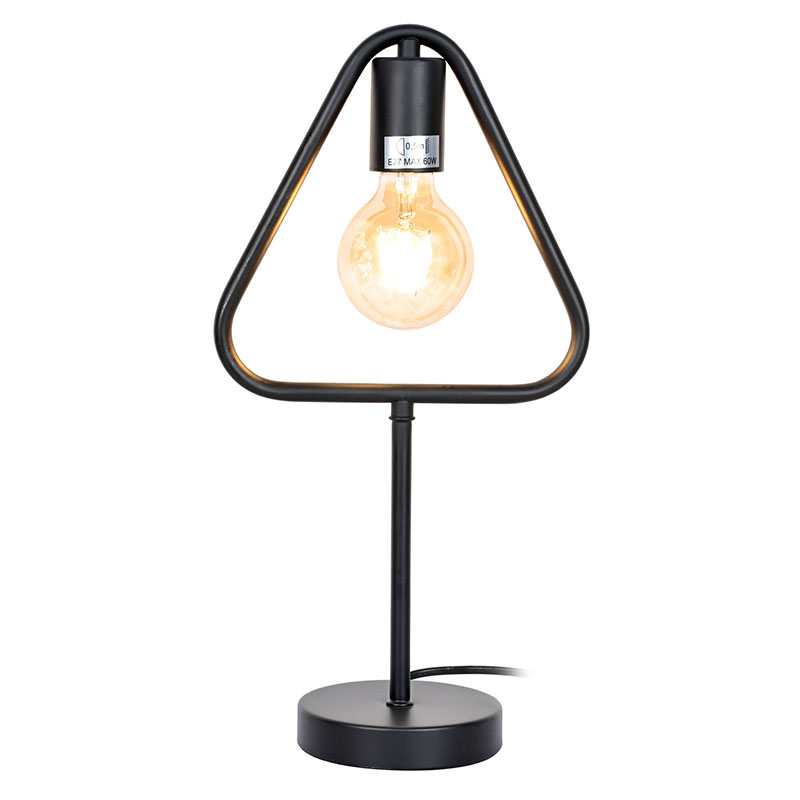 Tabel Lamp kanggo Triangle Shade