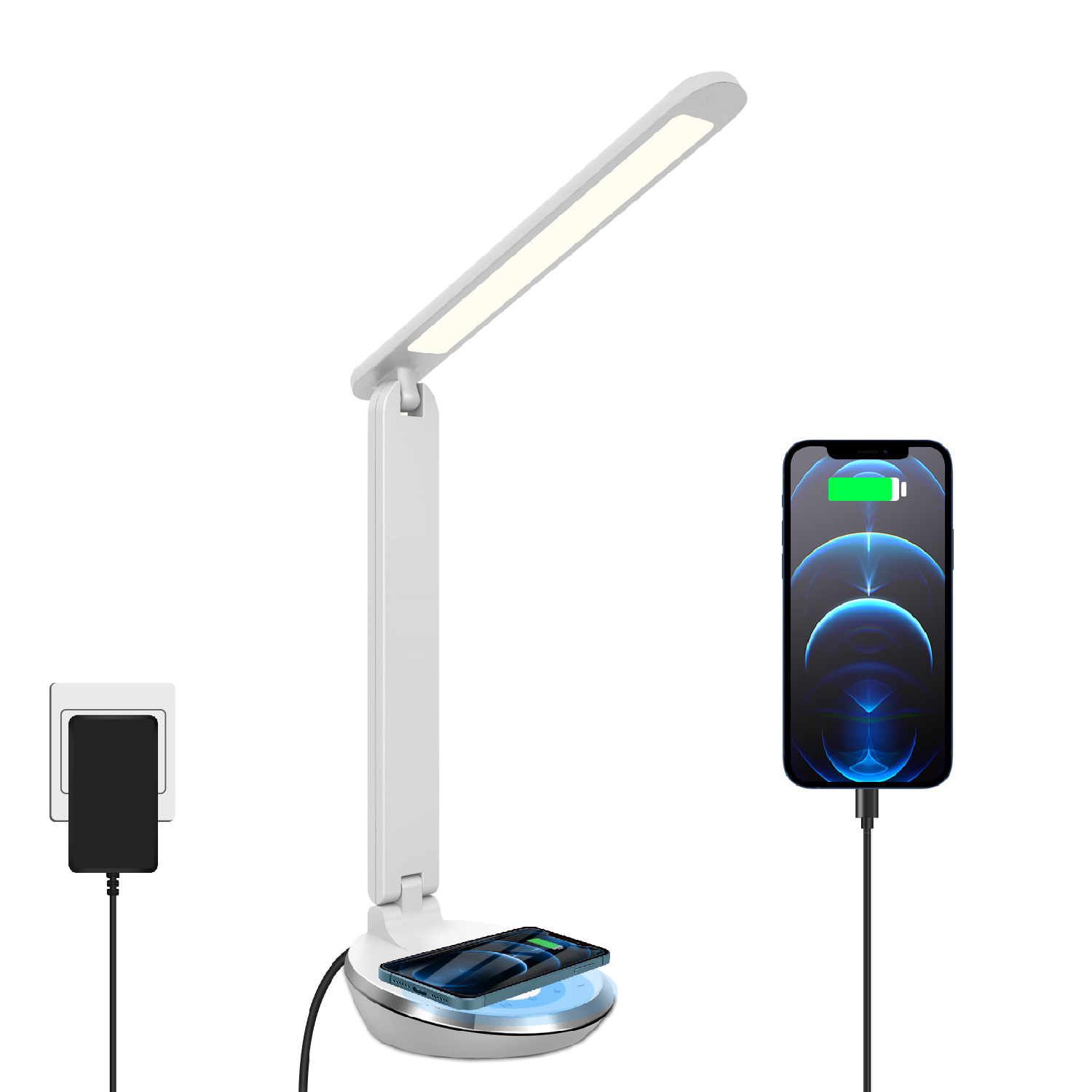 Lampu Meja Led Wireless Charge Kab